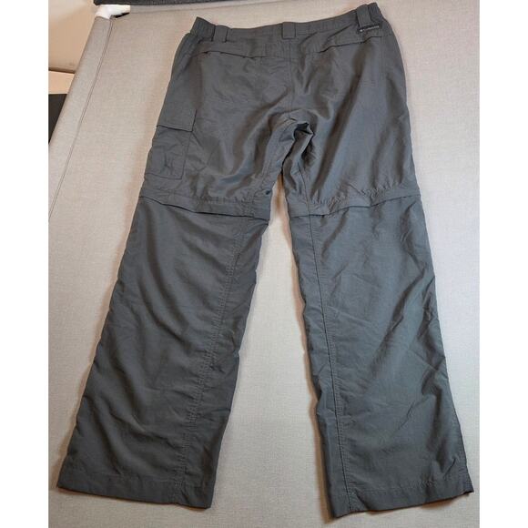 Columbia Omni-Shade Tactel Nylon Hiking Pants Men’s 36x30 Gray UPF Outdoor - Picture 2 of 12
